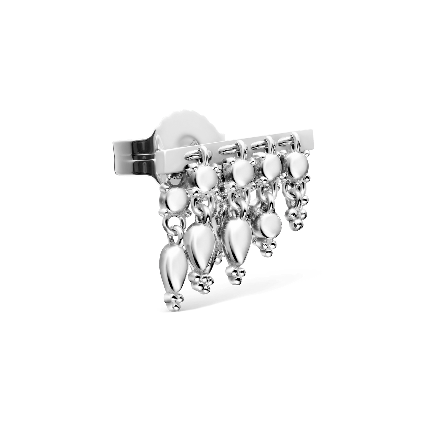 Tassel Bar Stud Earring