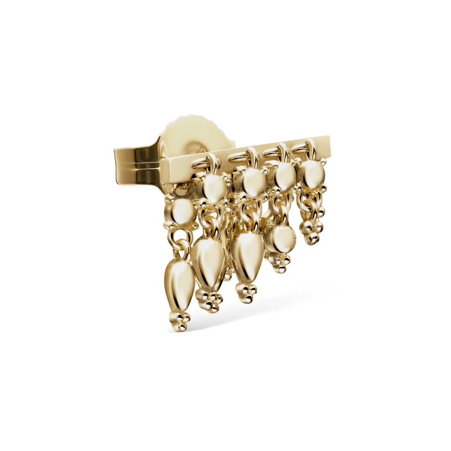 Tassel Bar Stud Earring