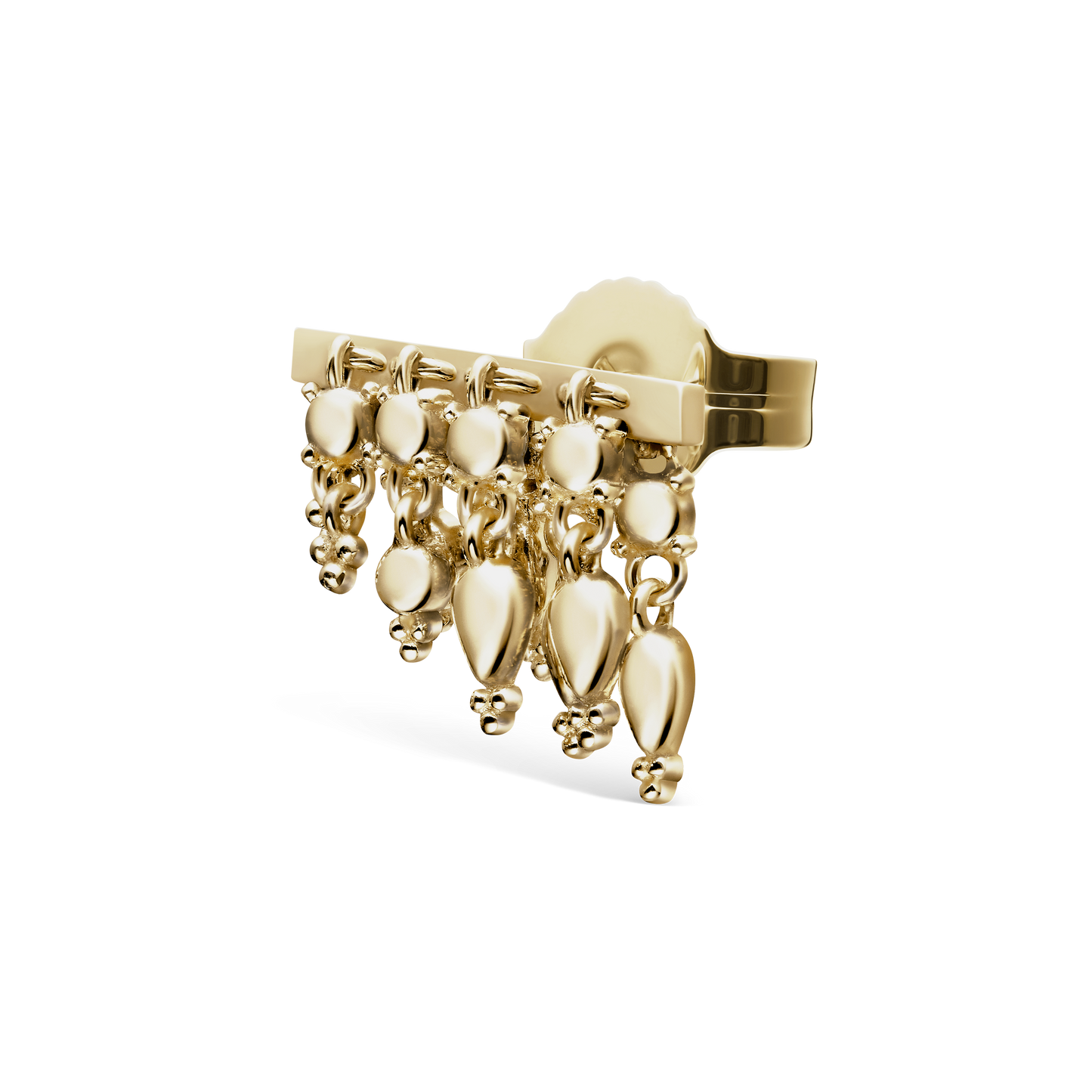 Tassel Bar Stud Earring