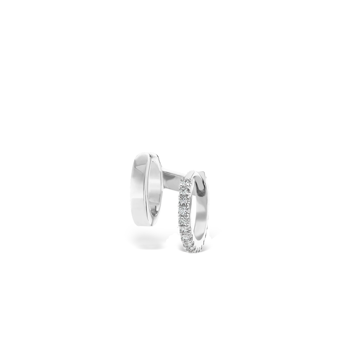 Diamond Eternity Ring and Plain Cuff