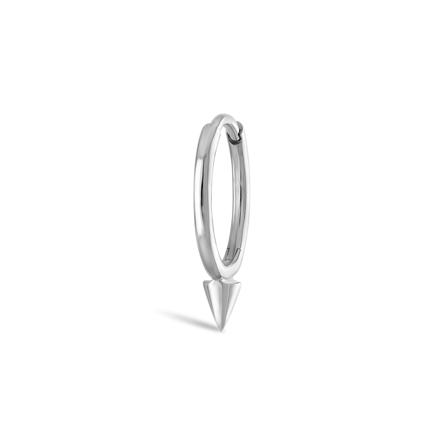 Single Short Spike Hoop Earring (Non-Rotating)