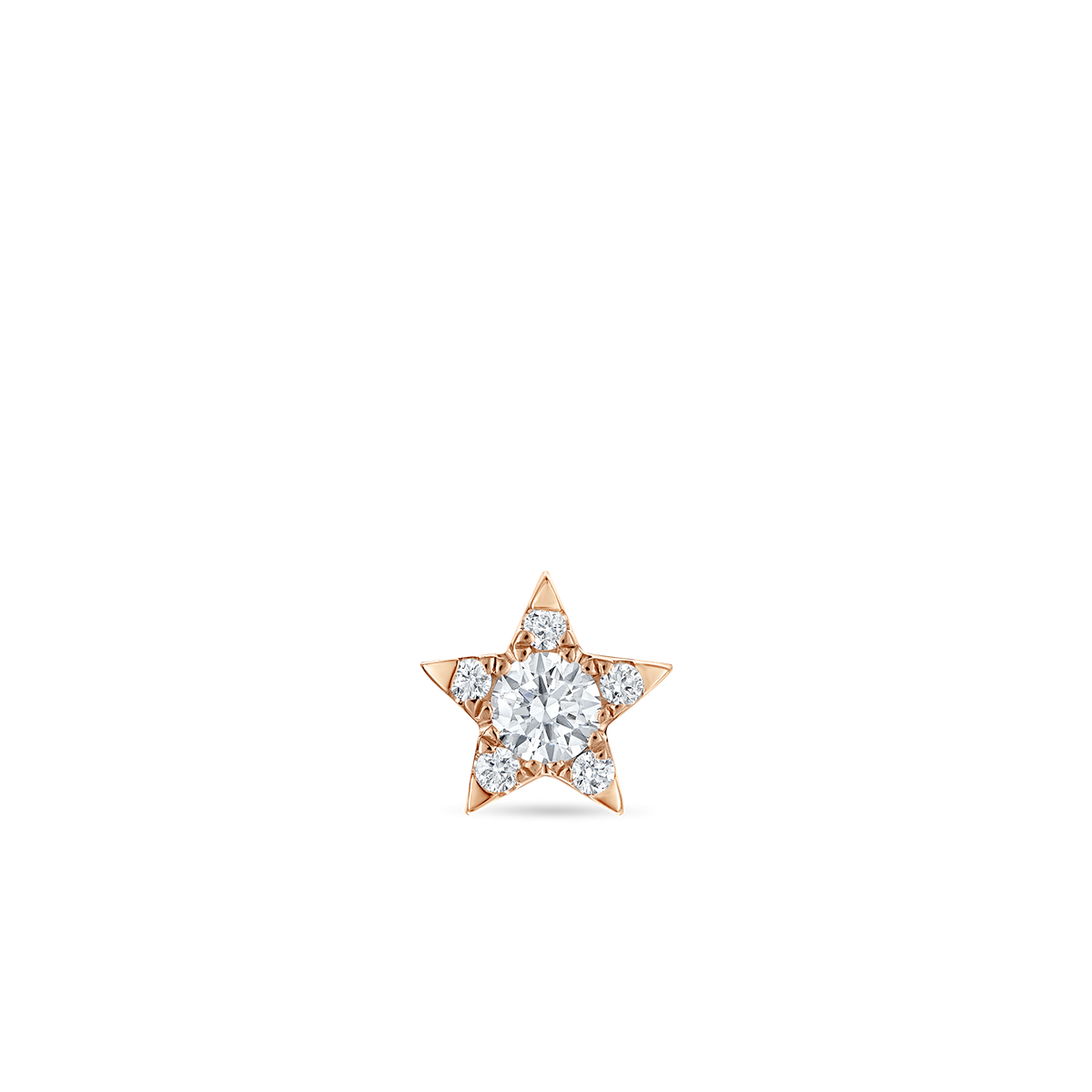 Diamond Star Stud Earring