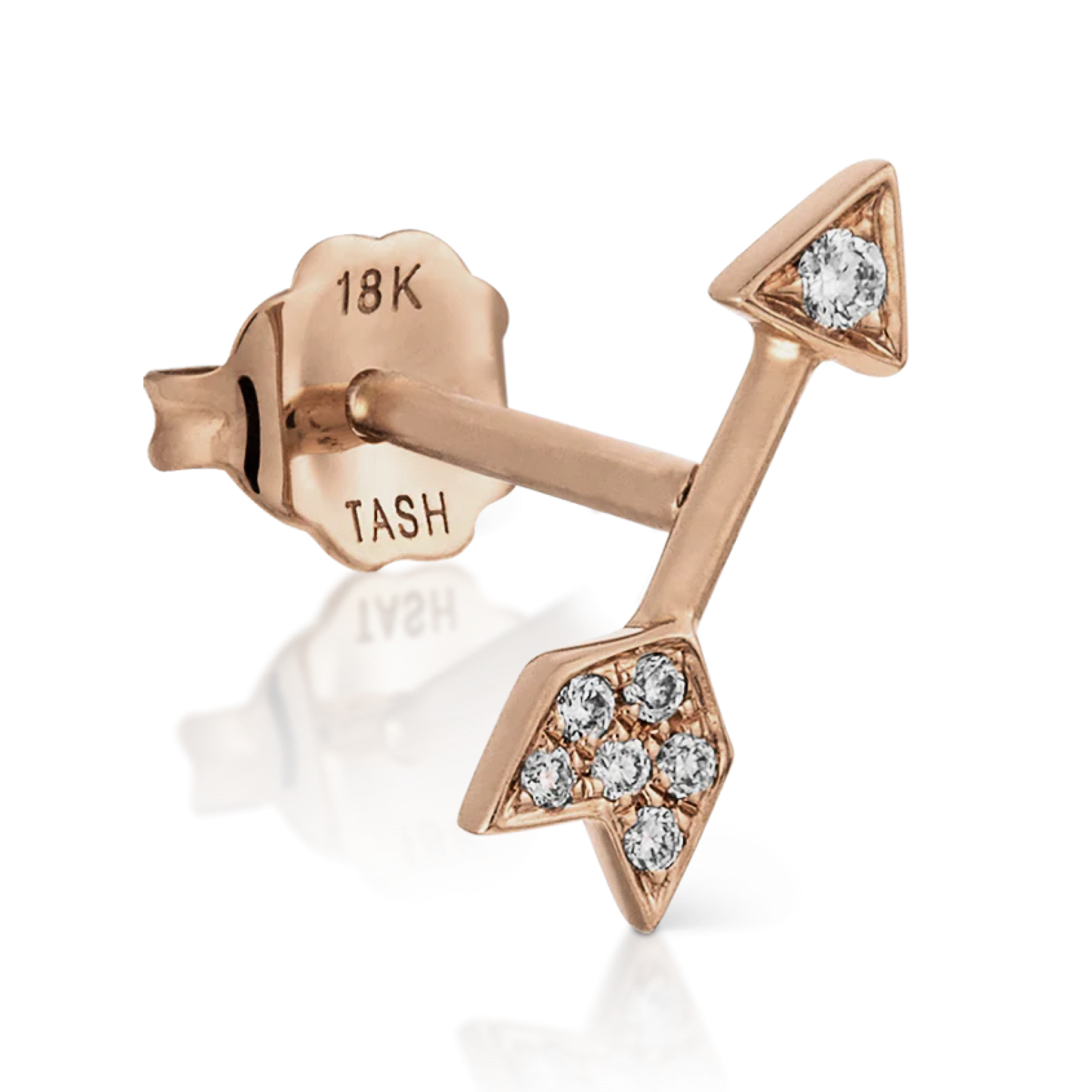 Diamond Arrow Stud Earring