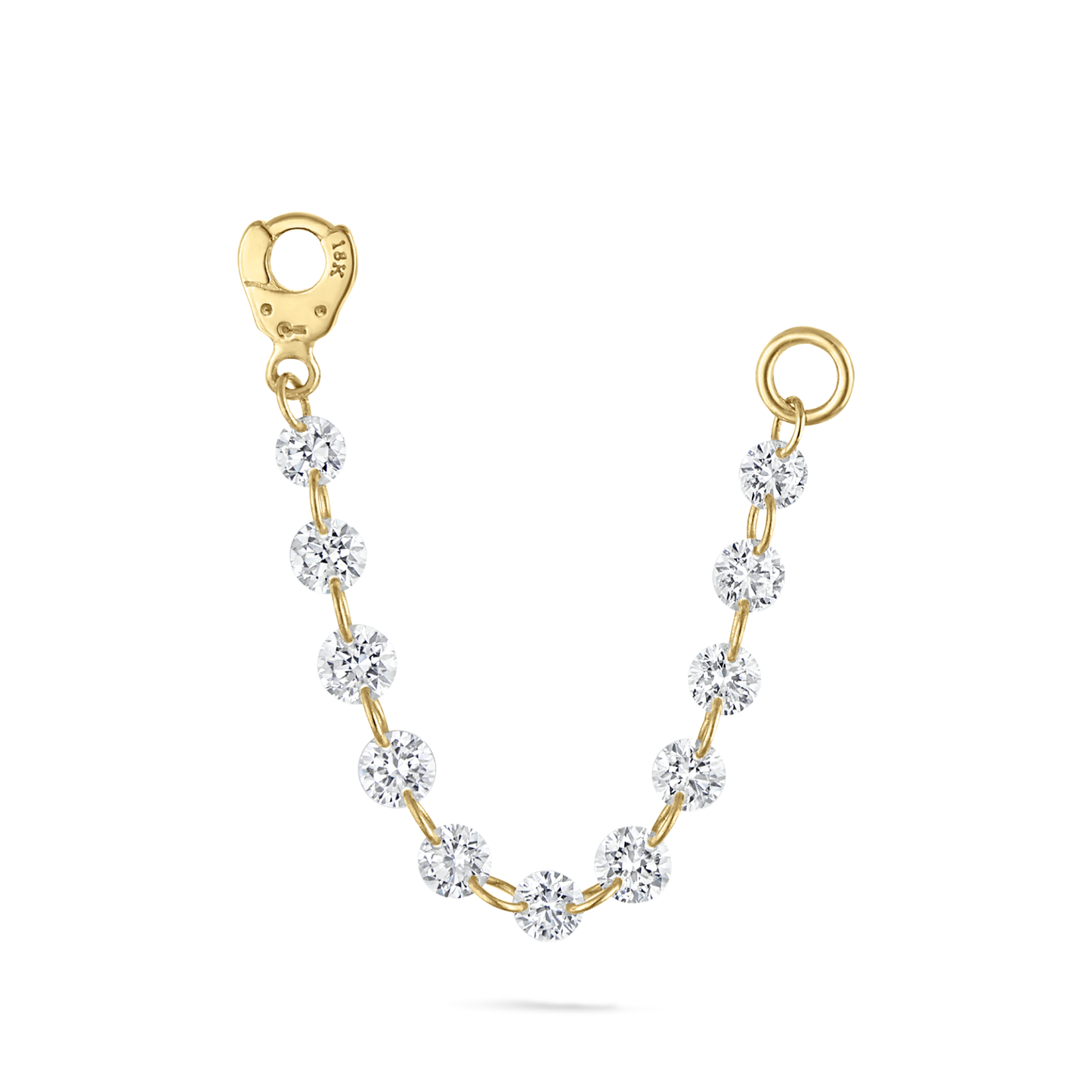 Floating Diamond Connecting Charm