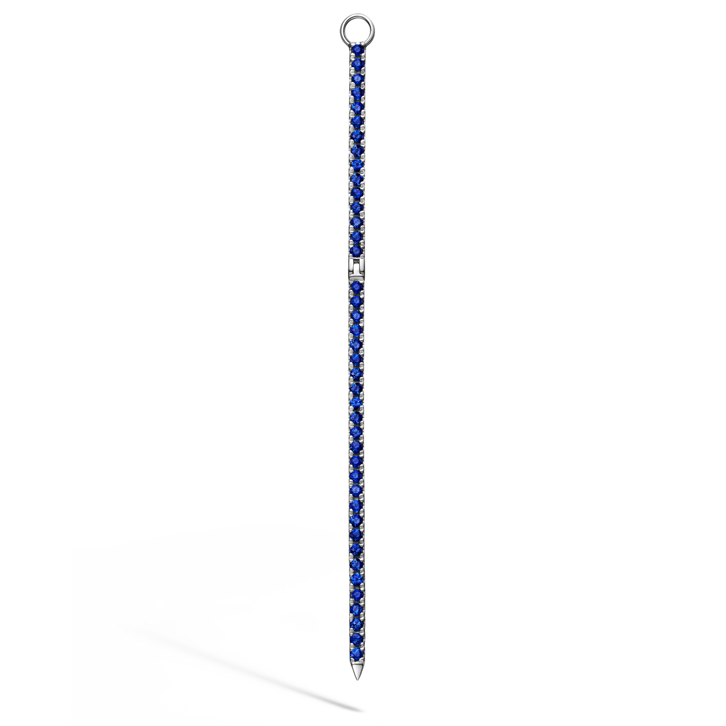 Diamond and Sapphire Eternity Bar Charm