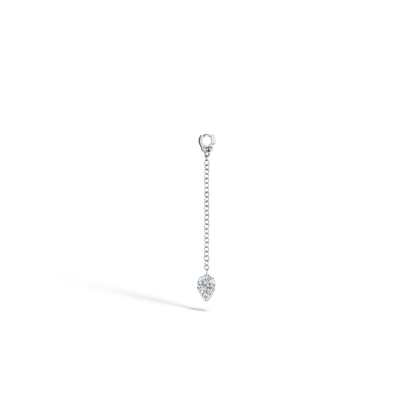 Pendulum Charm with Pear Diamond