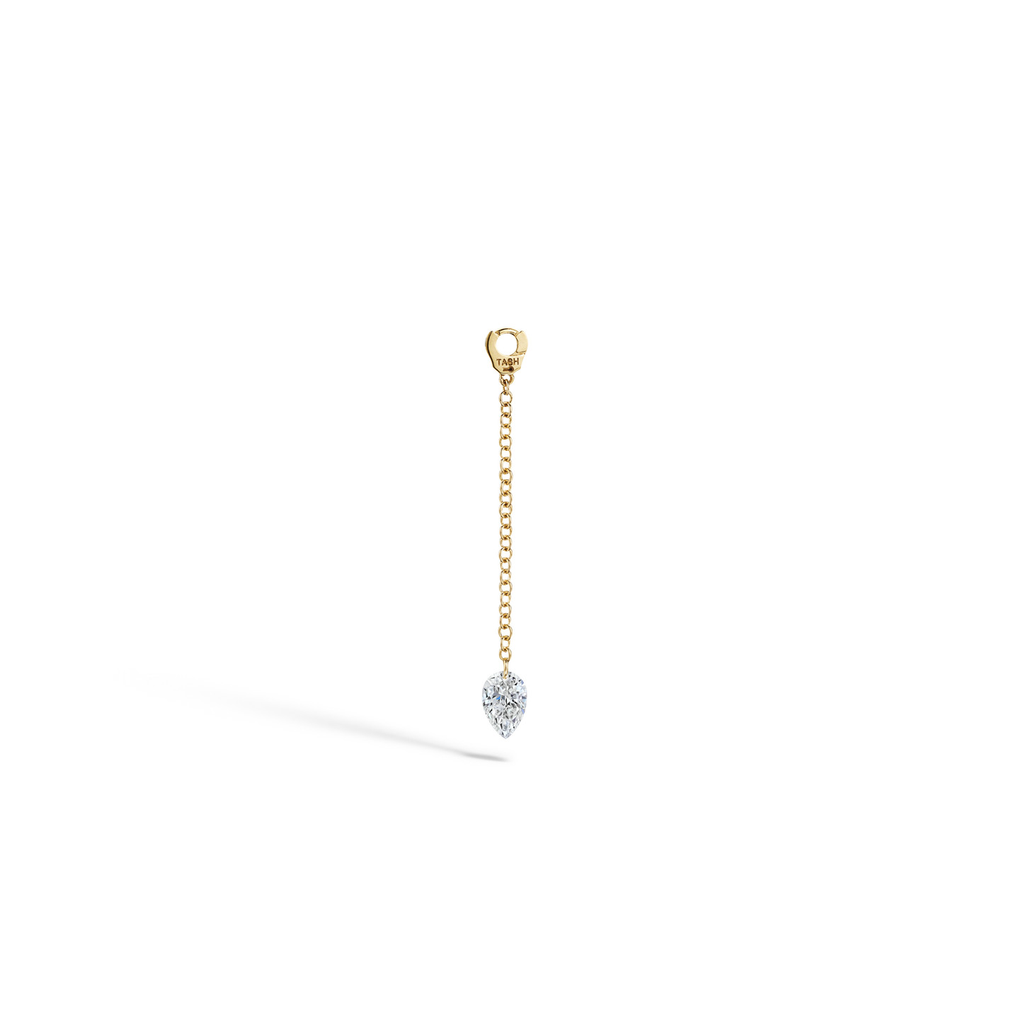 Pendulum Charm with Pear Diamond