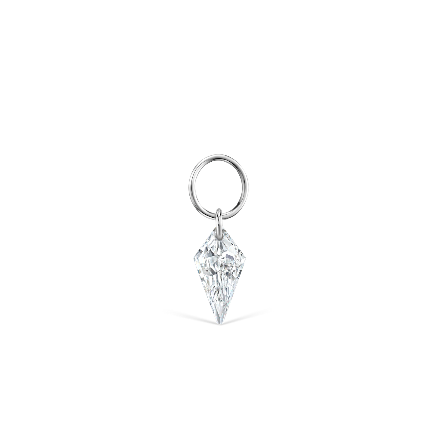 Silhouette Diamond Charm