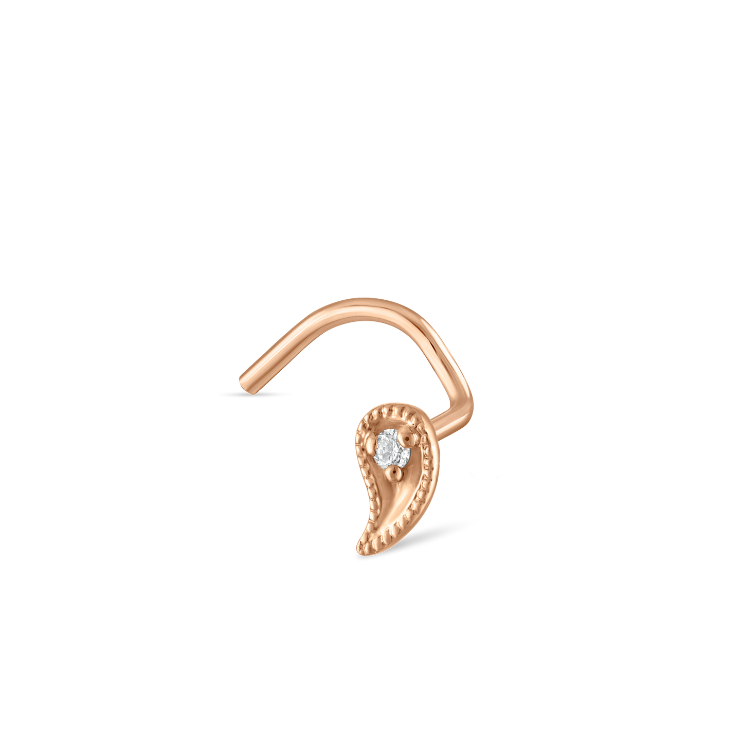 Diamond Paisley Nostril Screw