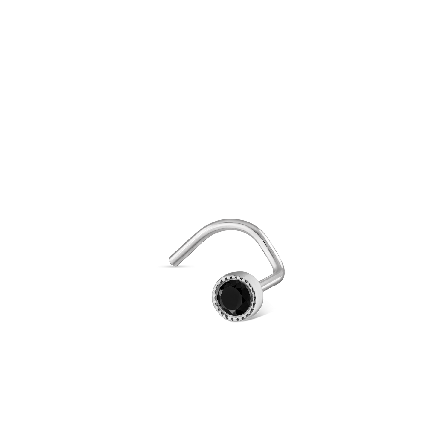 Black Diamond Scalloped Set Nostril Screw