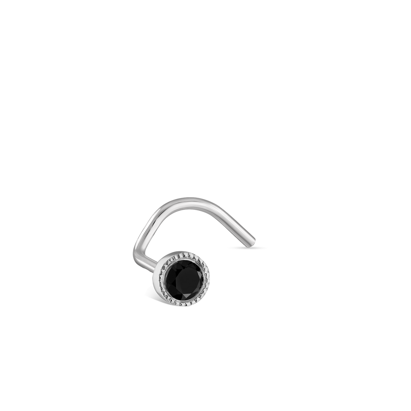 Black Diamond Scalloped Set Nostril Screw