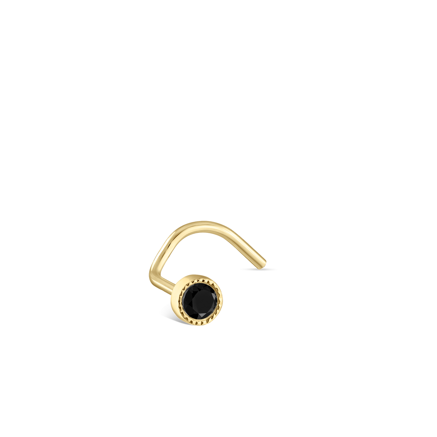 Black Diamond Scalloped Set Nostril Screw