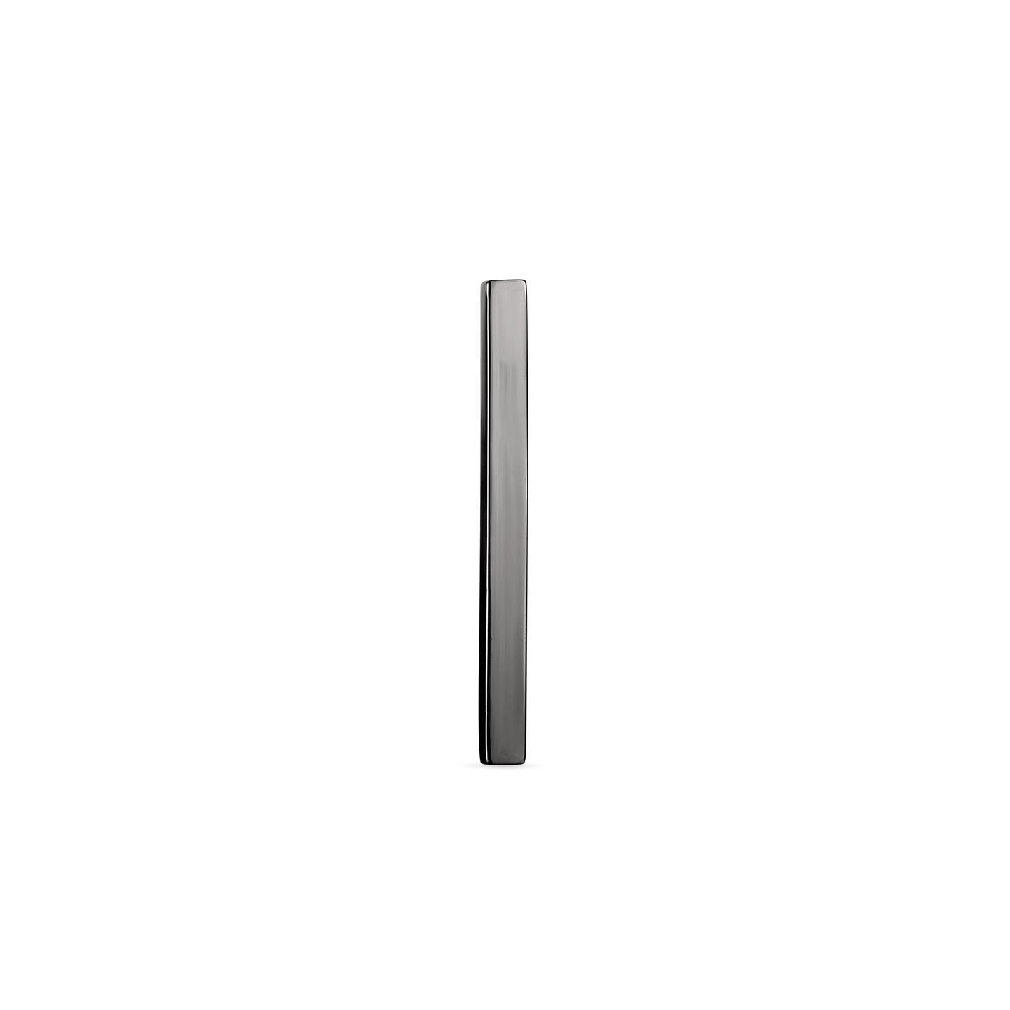 Polished Square Bar Threaded Stud Earring