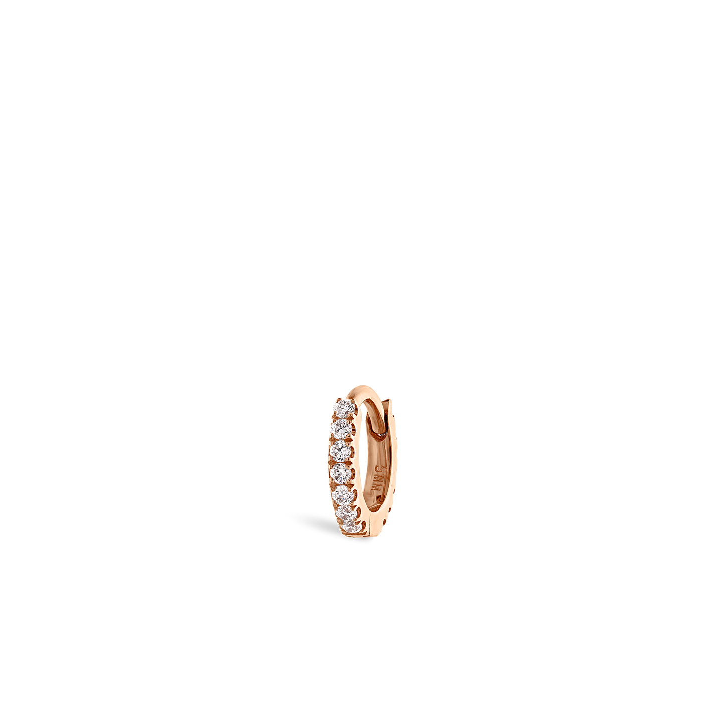 Diamond Eternity Hoop Earring