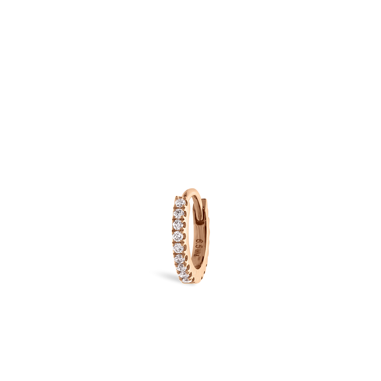 Diamond Eternity Hoop Earring