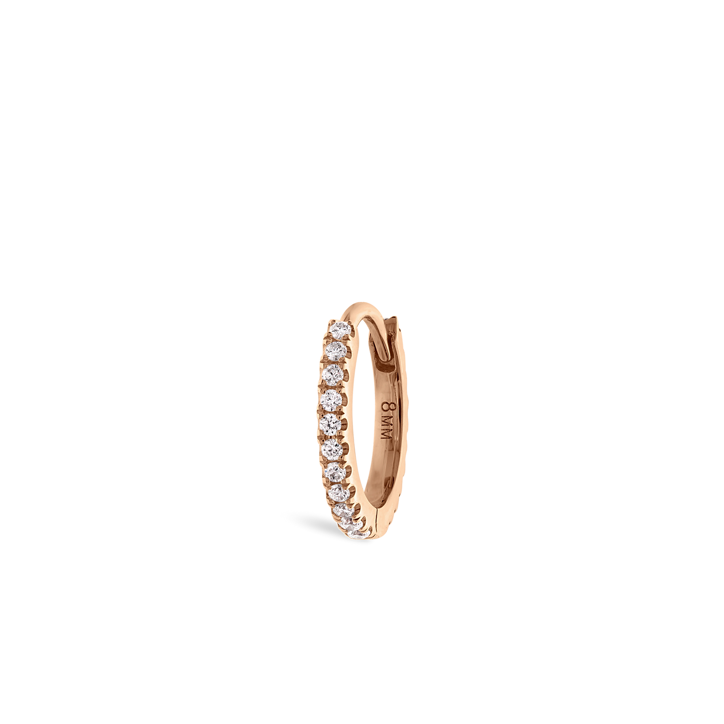 Diamond Eternity Hoop Earring