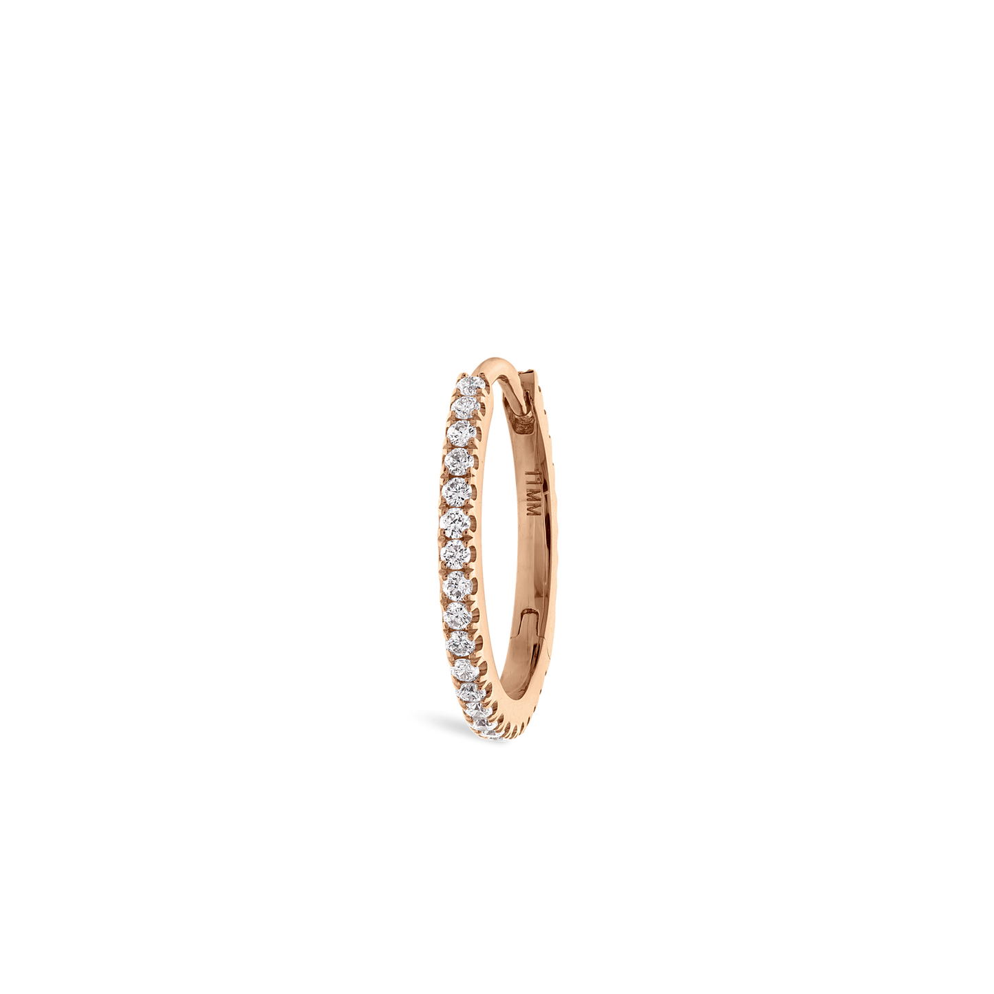 Diamond Eternity Hoop Earring