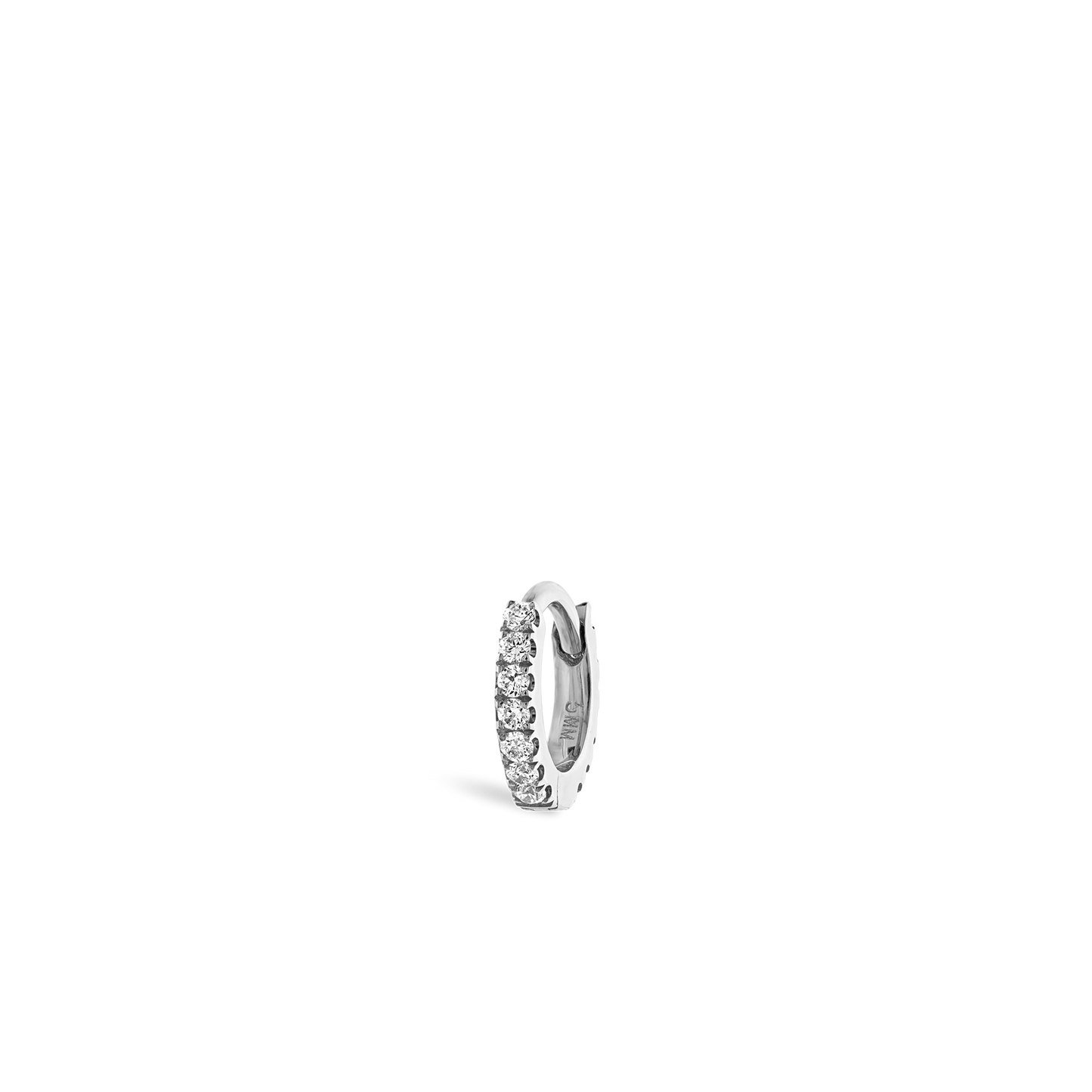 Diamond Eternity Hoop Earring