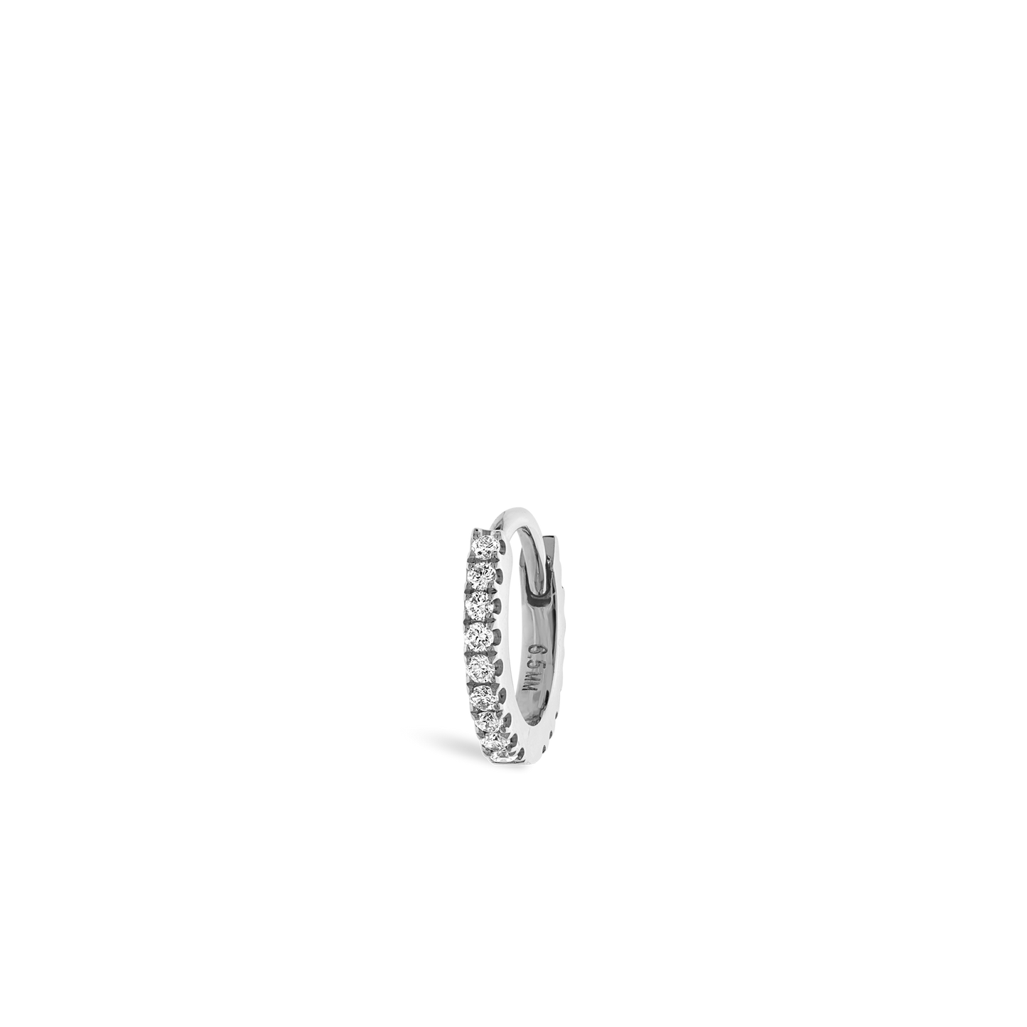 Diamond Eternity Hoop Earring