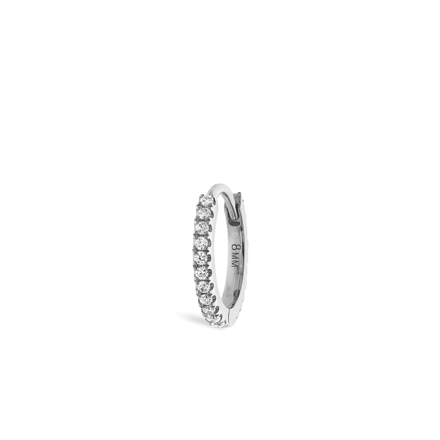Diamond Eternity Hoop Earring