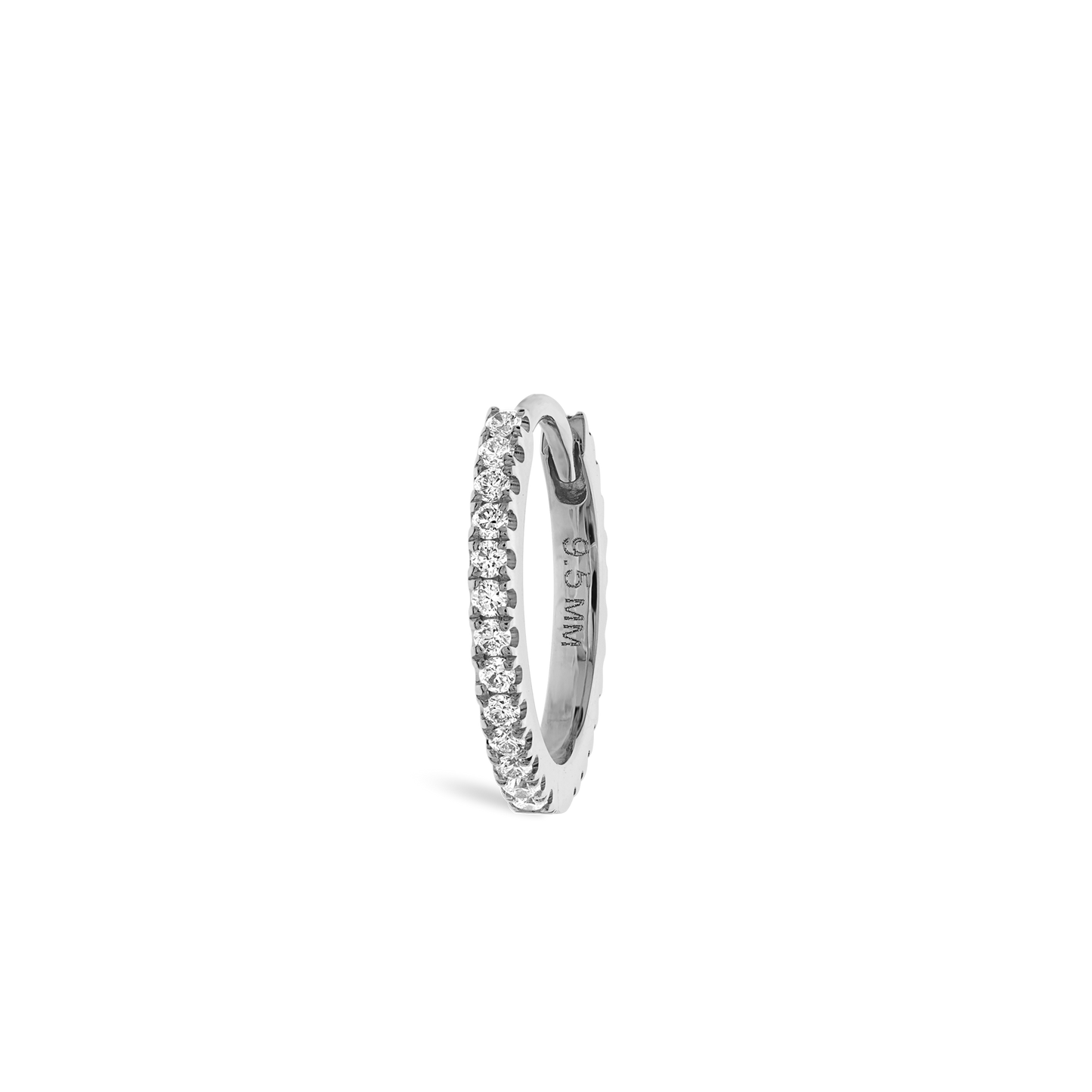 Diamond Eternity Hoop Earring
