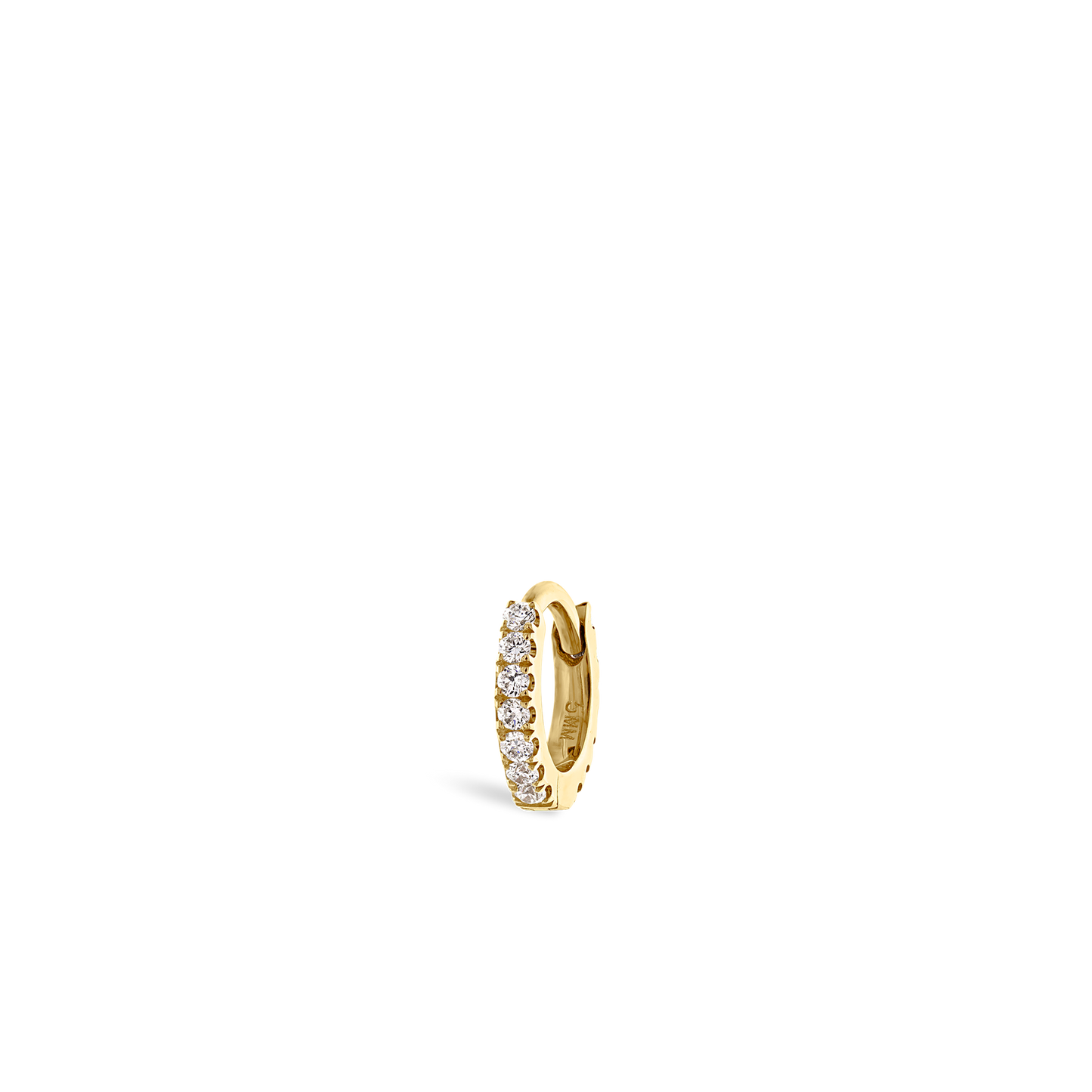 Diamond Eternity Hoop Earring