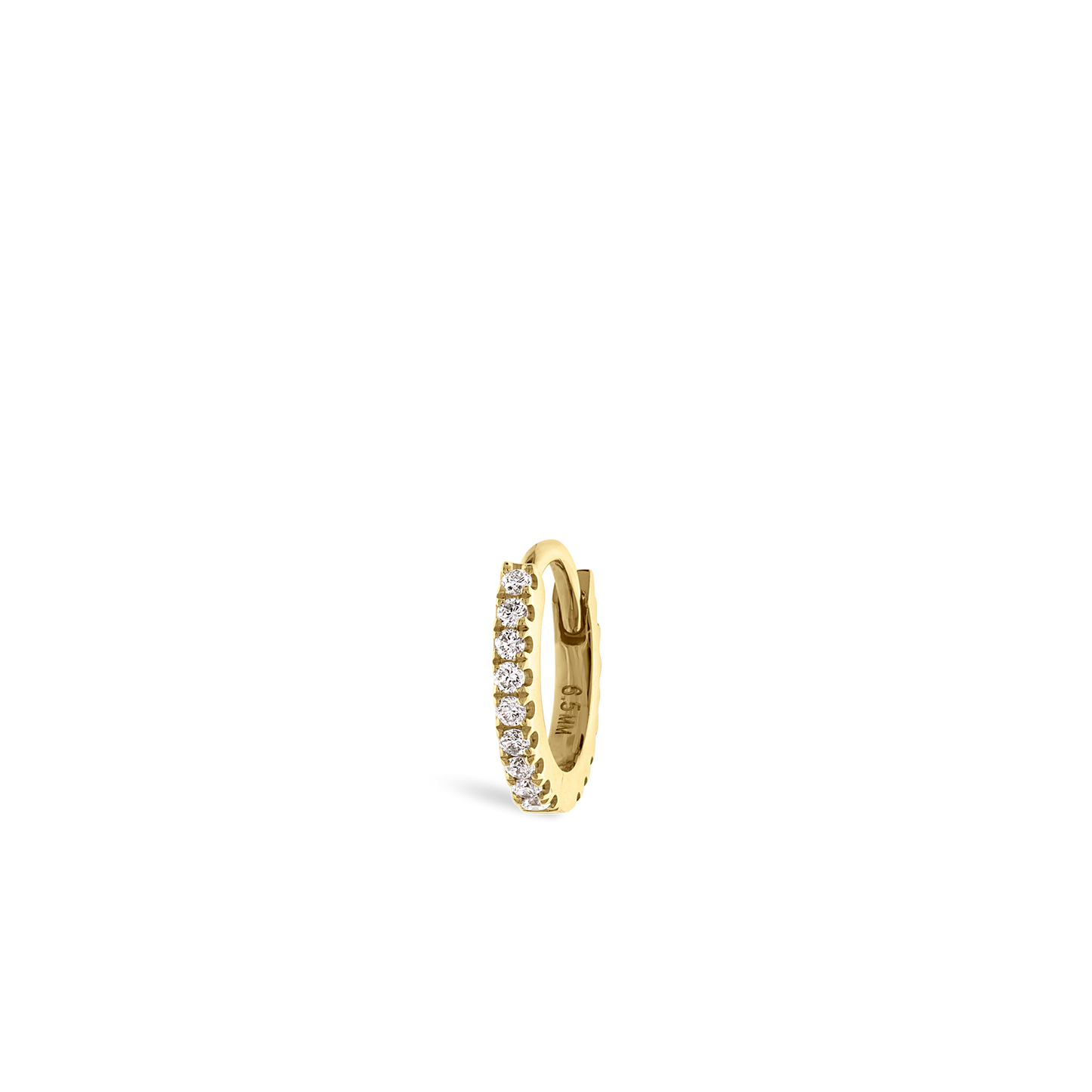 Diamond Eternity Hoop Earring