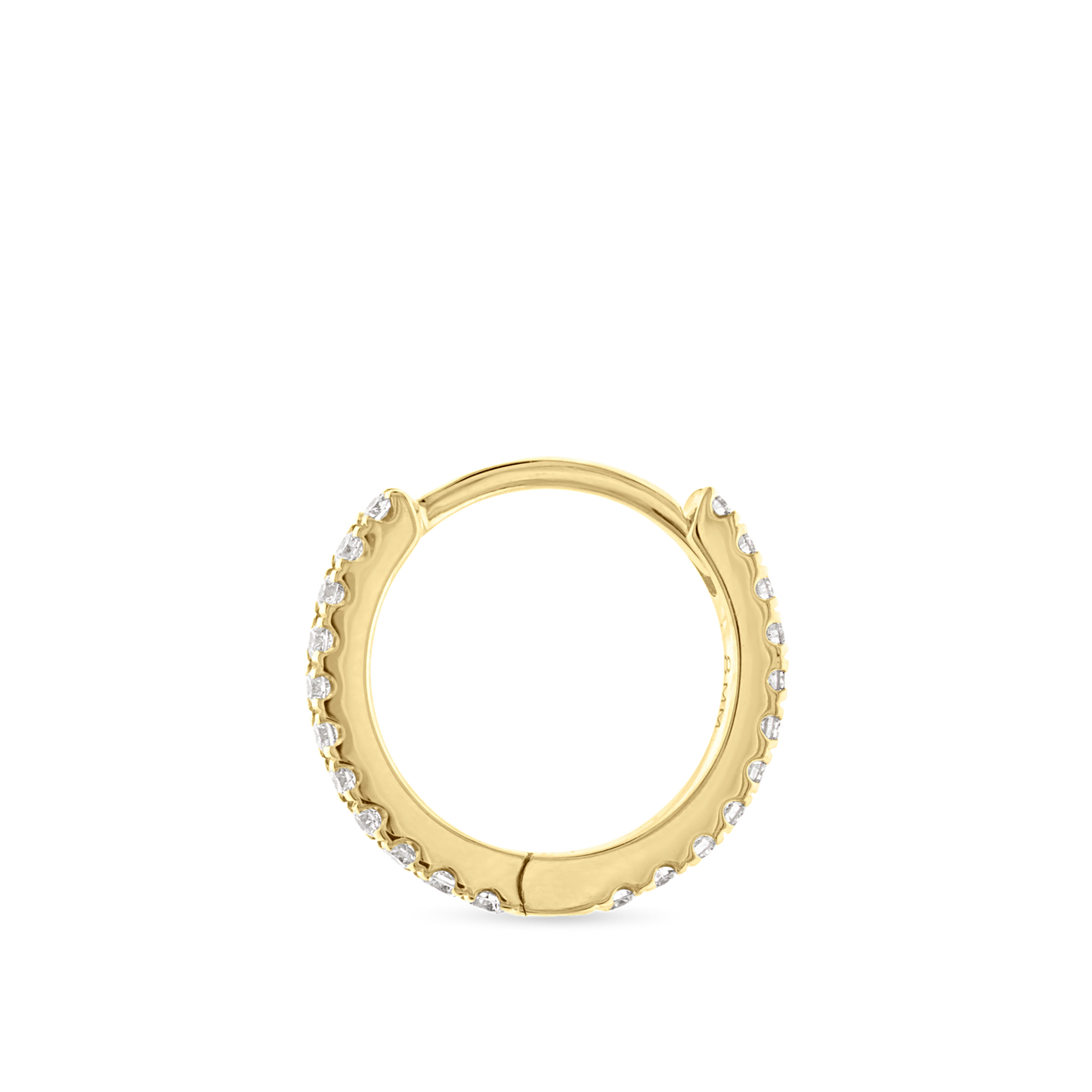 Diamond Eternity Hoop Earring