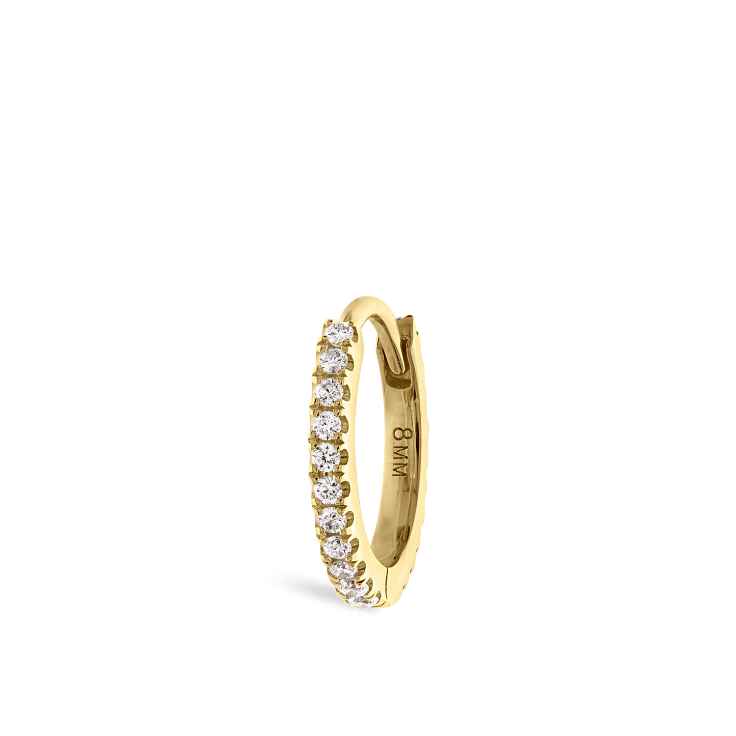 Diamond Eternity Hoop Earring