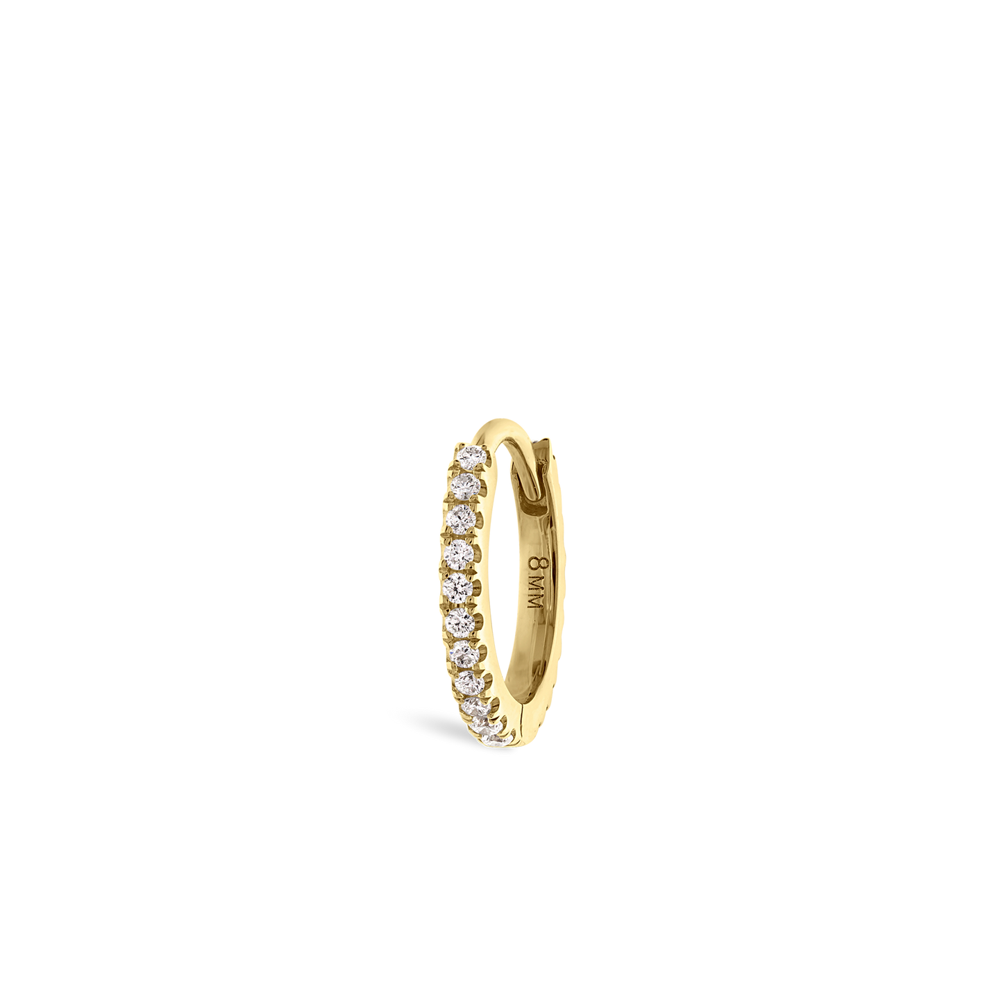Diamond Eternity Hoop Earring