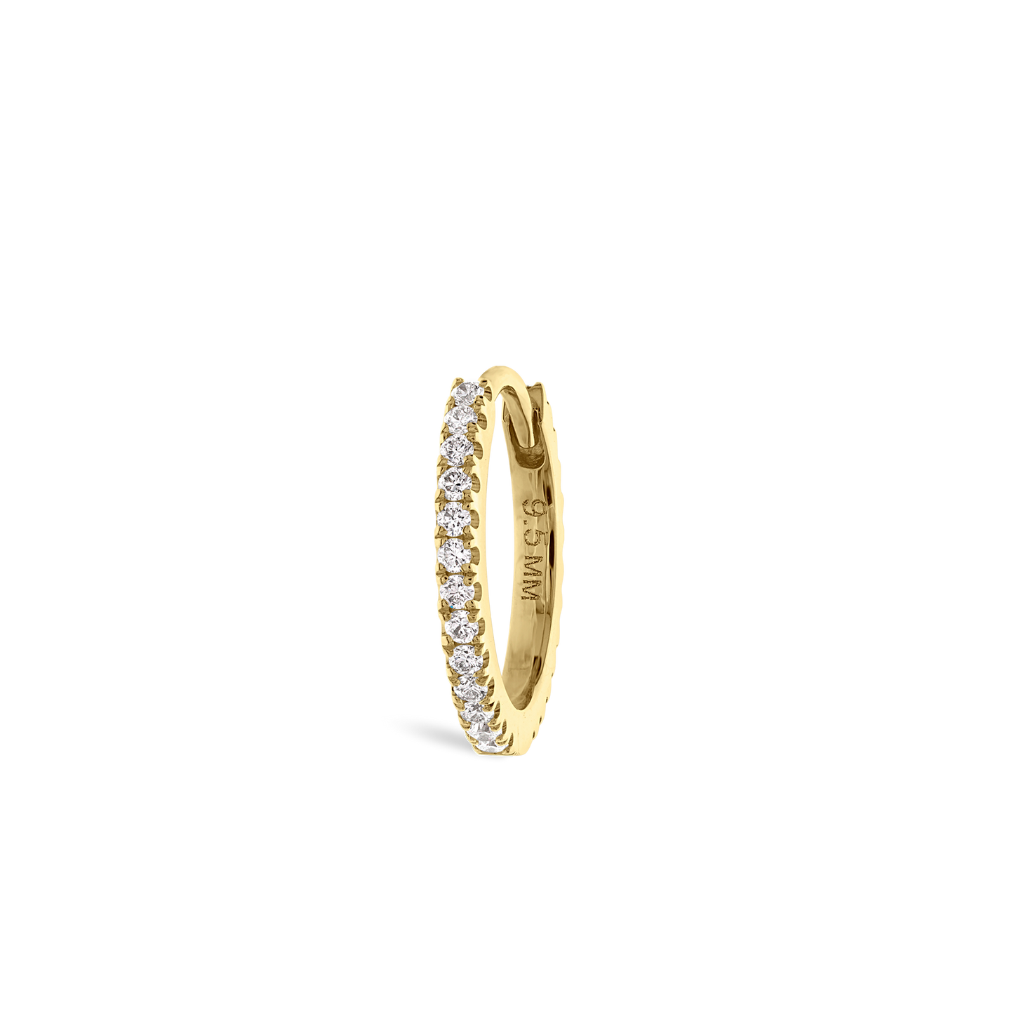 Diamond Eternity Hoop Earring