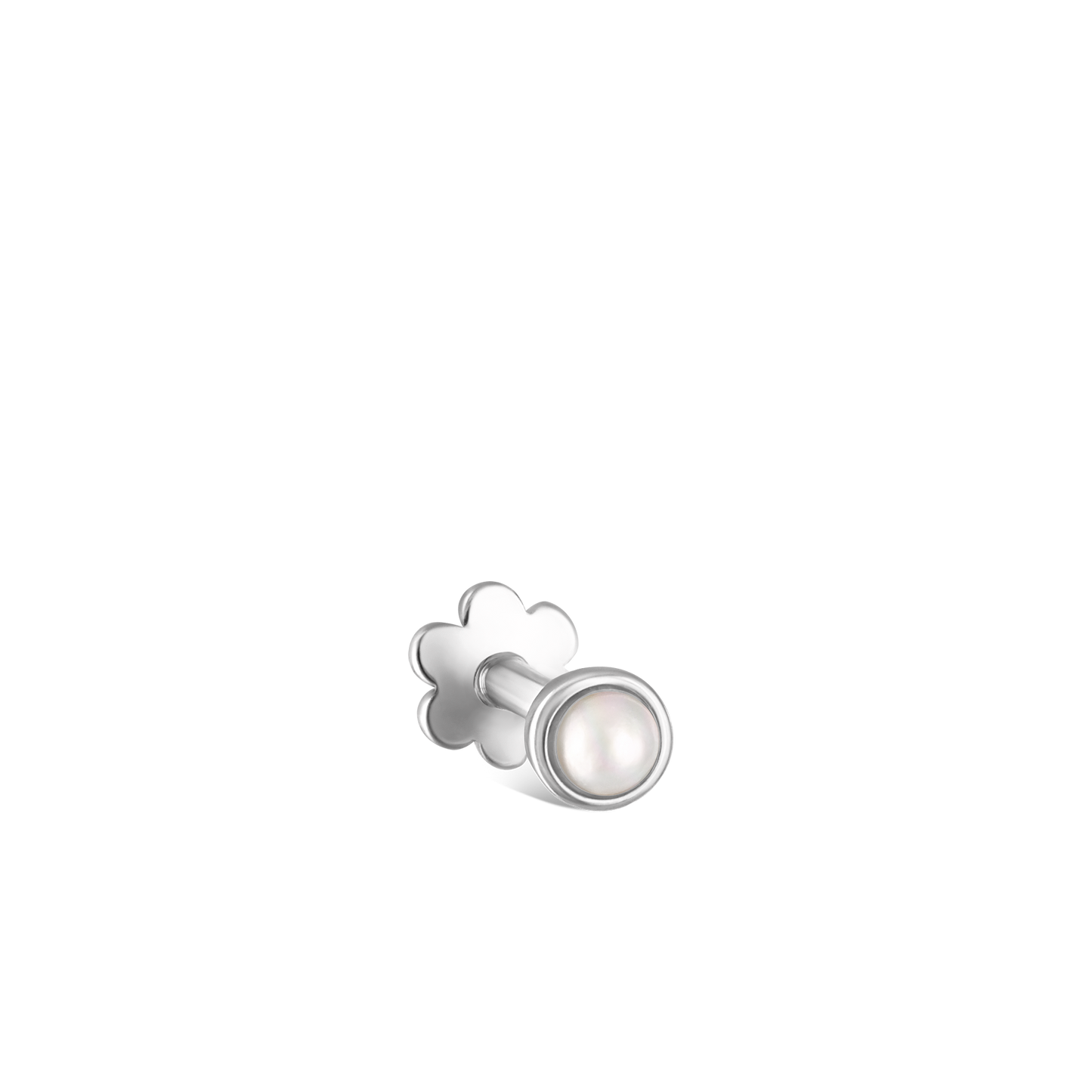 Natural Pearl Threaded Stud Earring