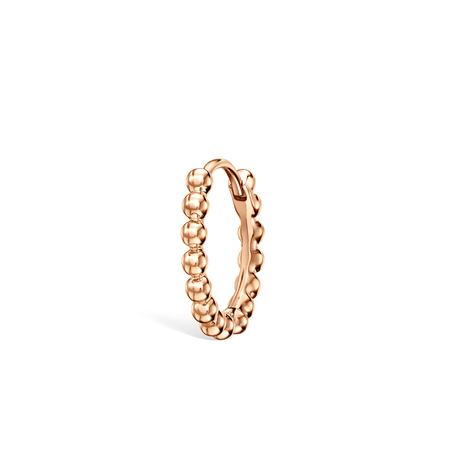 Granulated Hoop Earring