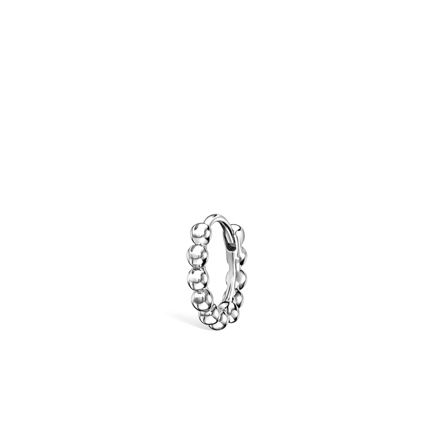 Granulated Hoop Earring