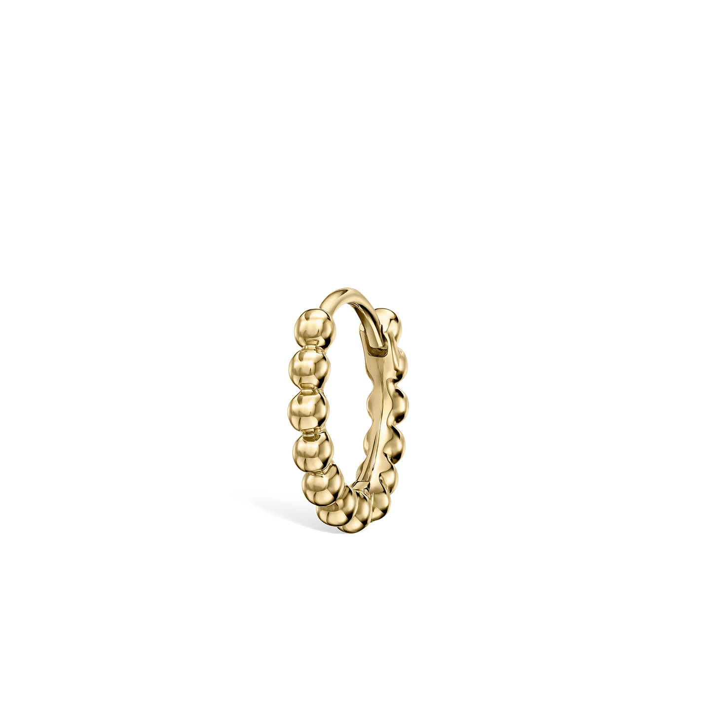 Granulated Hoop Earring
