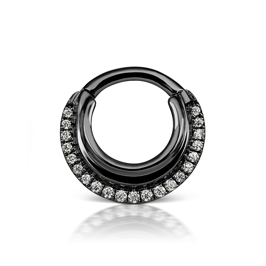 Cubic Zirconia Dhara Hoop Earring