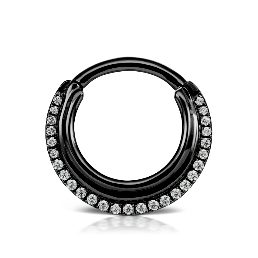 Cubic Zirconia Dhara Hoop Earring
