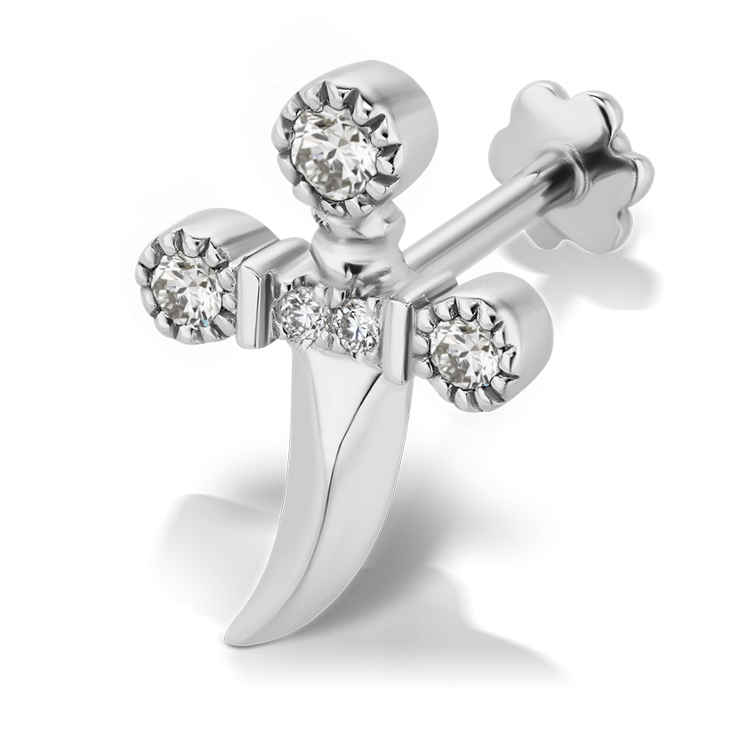 Diamond Dagger Threaded Stud