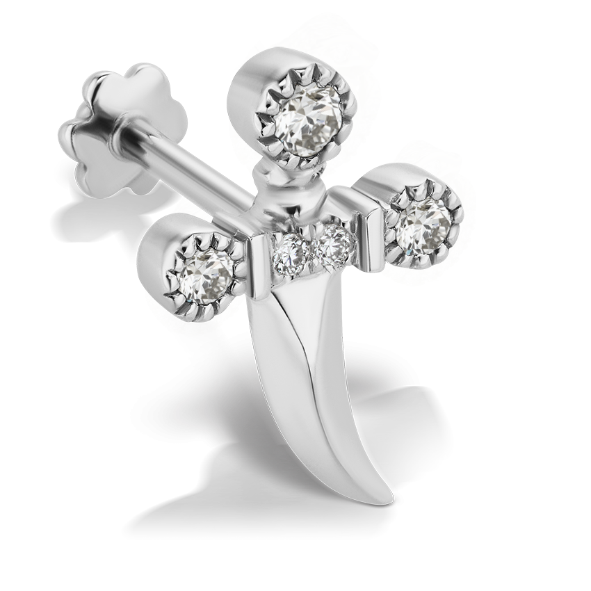 Diamond Dagger Threaded Stud