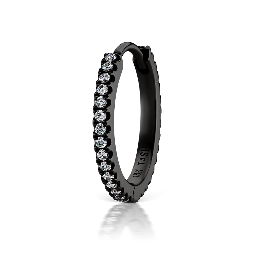 Diamond Eternity Hoop Earring