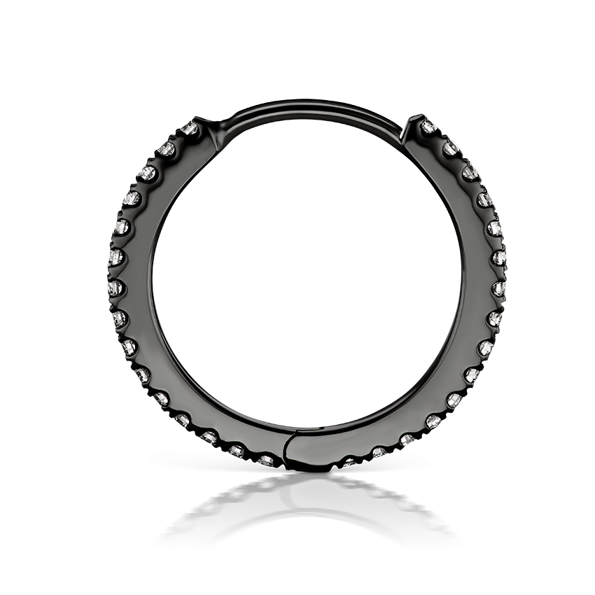 Diamond Eternity Hoop Earring