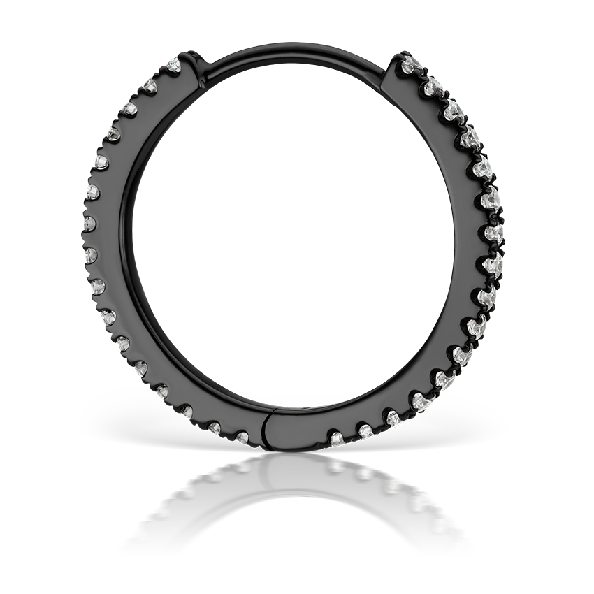 Diamond Eternity Hoop Earring
