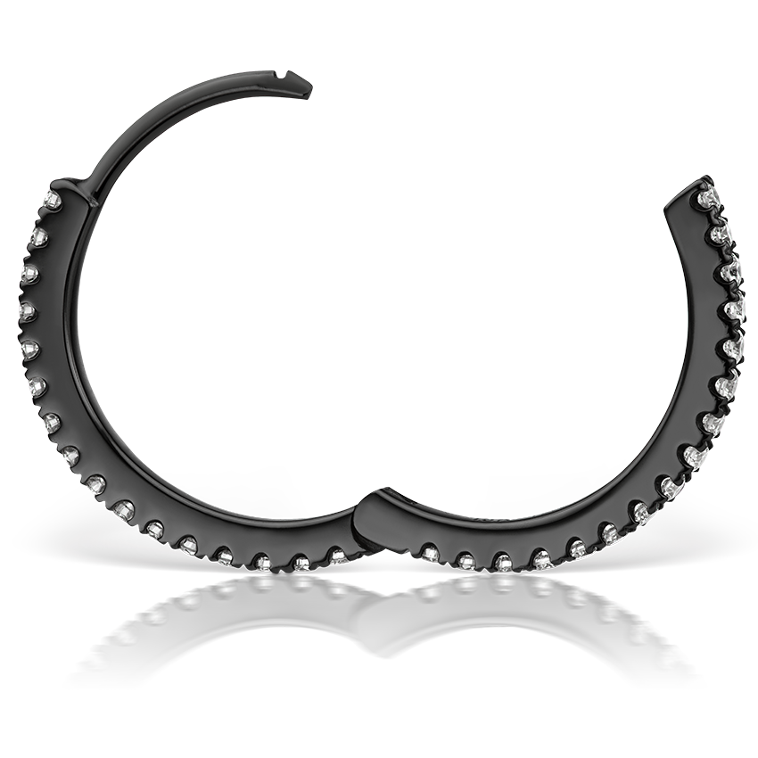 Diamond Eternity Hoop Earring
