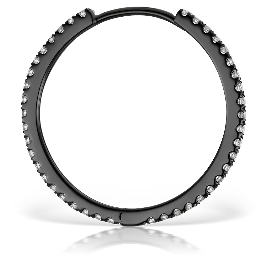 Diamond Eternity Hoop Earring
