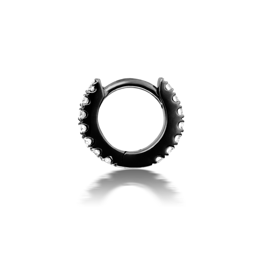 Diamond Eternity Hoop Earring