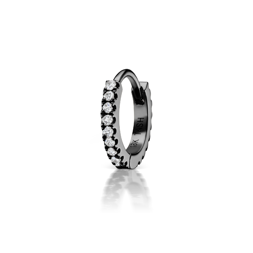 Diamond Eternity Hoop Earring