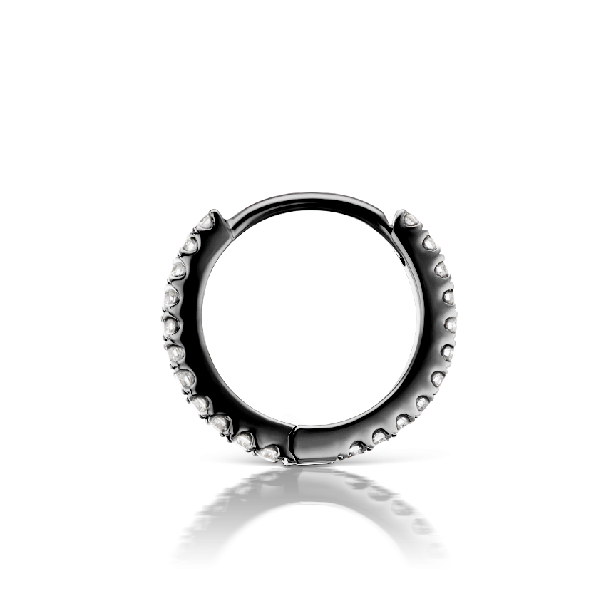 Diamond Eternity Hoop Earring