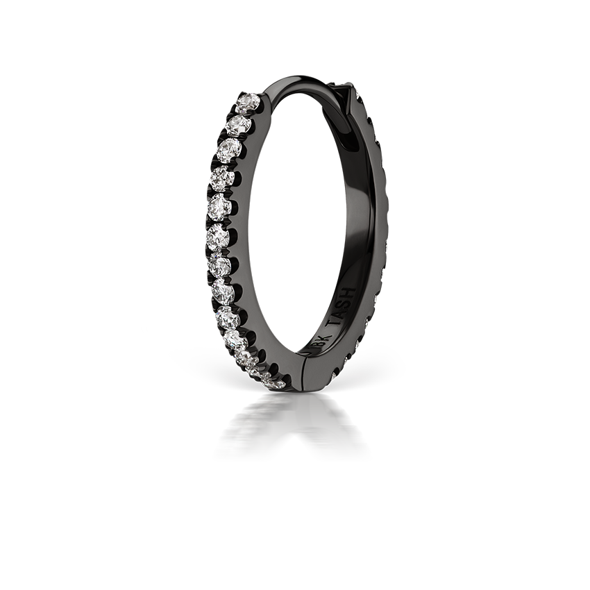 Diamond Eternity Hoop Earring