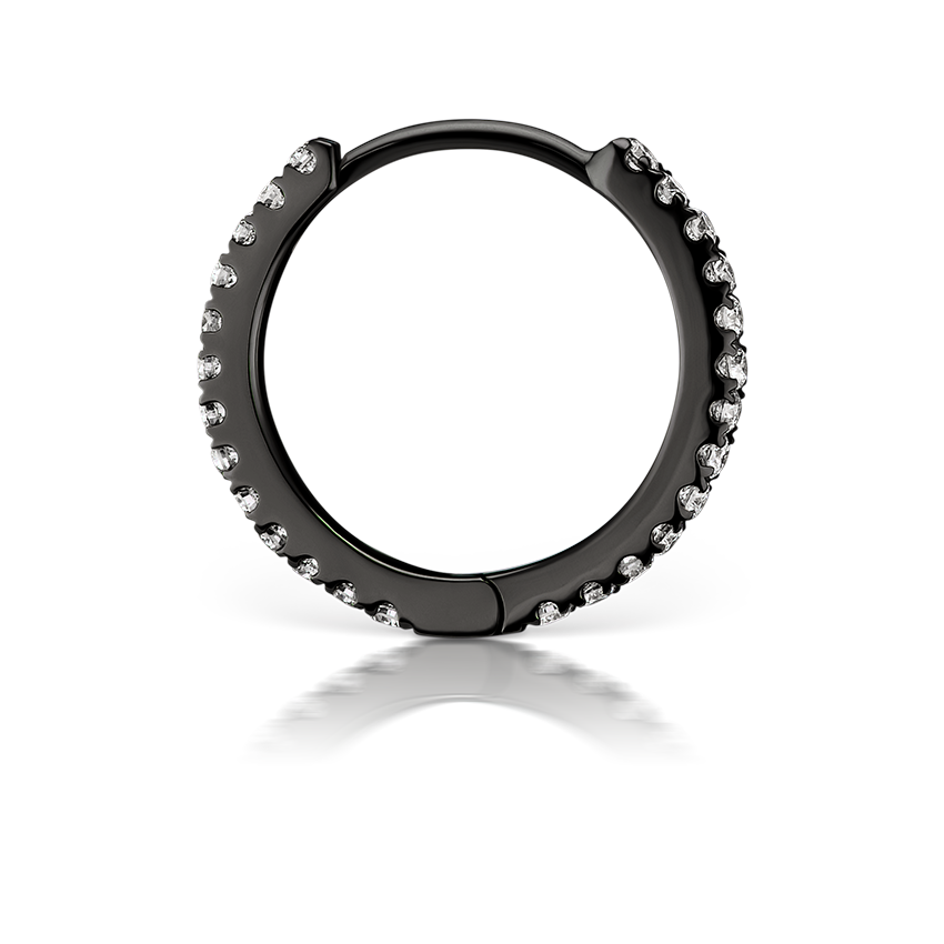 Diamond Eternity Hoop Earring