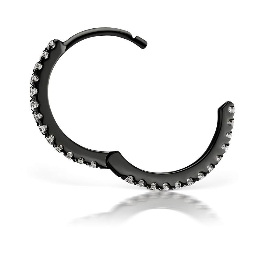 Diamond Eternity Hoop Earring